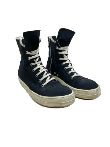 Rick Owens Ramones High-Top Sneakers in Multicolor