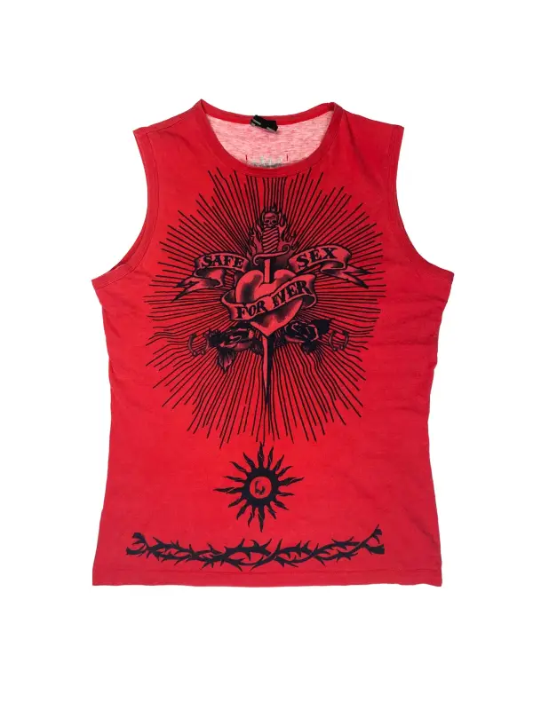 Jean Paul Gaultier SS96 “Safe Sex Forever” Tank Top